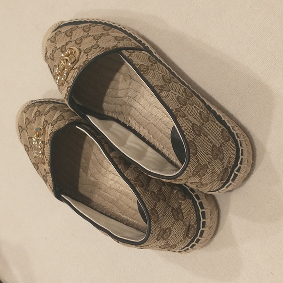 Gucci Pilar GG Canvas Espadrilles - Picture 5 of 10